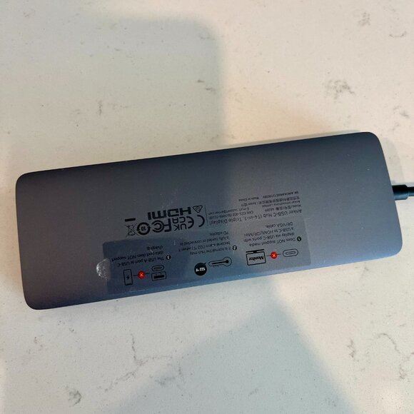 Anker 14-in-1 USB C Hub Laptop Docking Station Triple Display 4K HDMI 1080P VGA - Picture 10 of 14